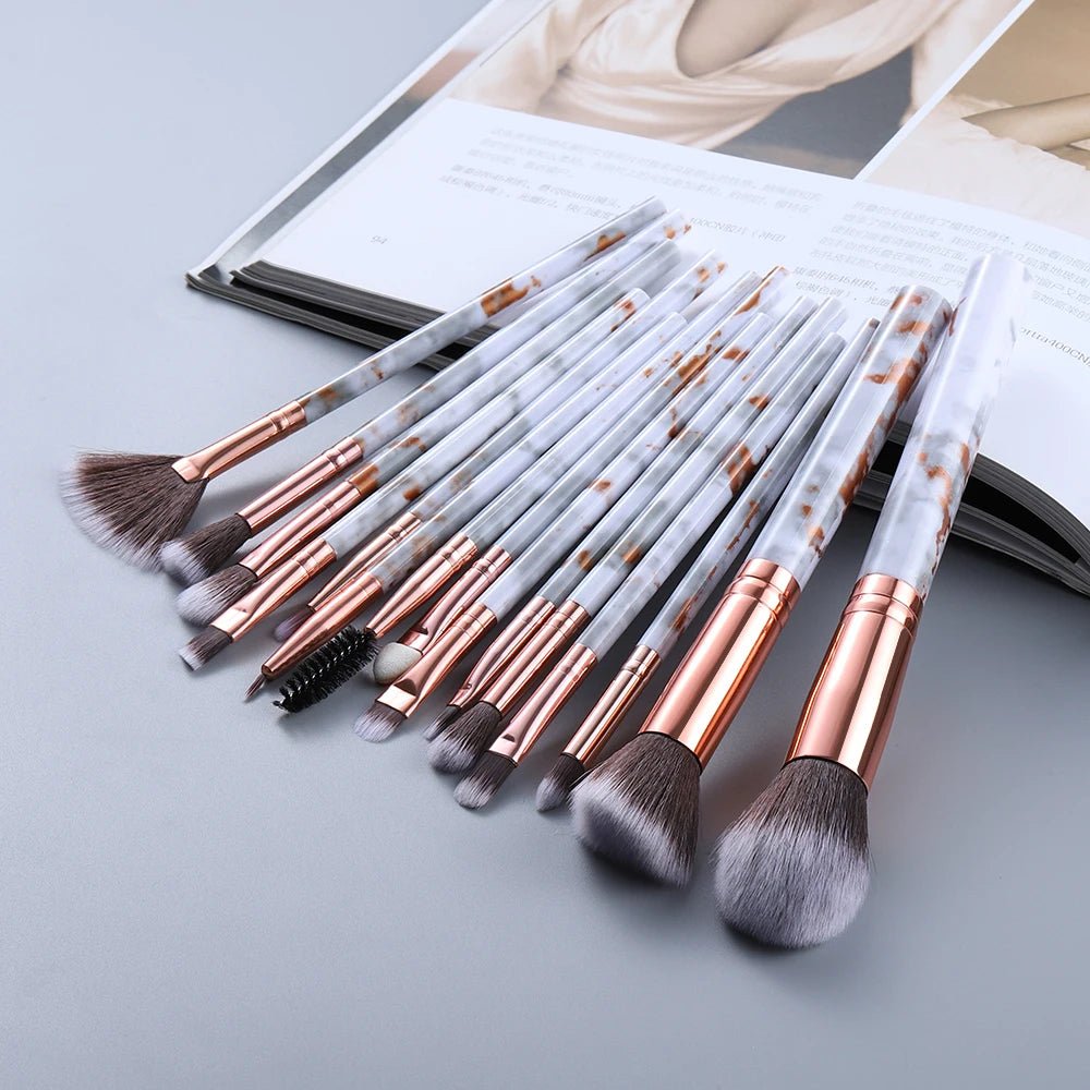 15 Piece Glamour Brush Set - Rieworkes