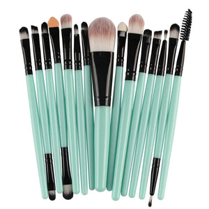 15 Pieces Makeup Brush Set - Rieworkes