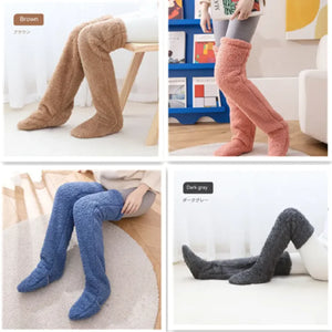 Fuzzy Over Knee High Winter Warm Socks