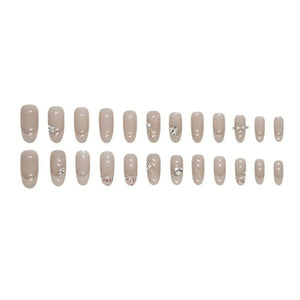 24 - piece Hot Girl Y2K Black Star Press On Nails Set - Rieworkes