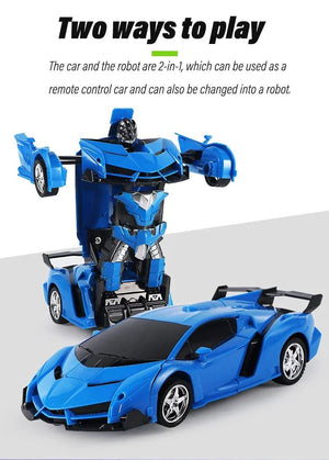 2in1 Transformer Remote Control Race Car with Rechargeable Battery - Rieworkes