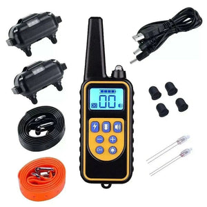 3000 FT Dog Training US Collar Rechargeable Remote Shock PET Waterproof Trainer - Rieworkes