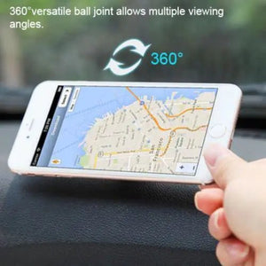 360 Degree Magnetic Car Dash Mount Ball Dock Holder For Phone Tablet Universal - Rieworkes