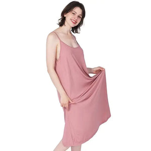 Women Nightgowns Summer Sleepwear Night Dresses 2XL-7XL Plus Size