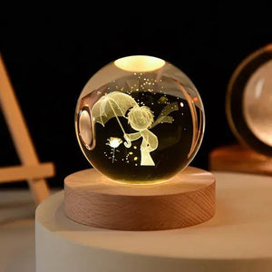 3D Night Crystal Ball - Rieworkes