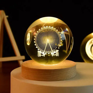 3D Night Crystal Ball - Rieworkes