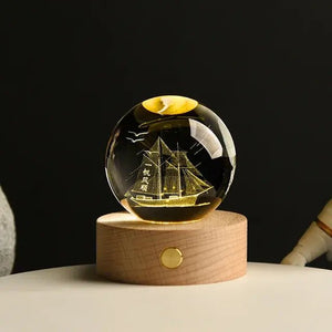 3D Night Crystal Ball - Rieworkes
