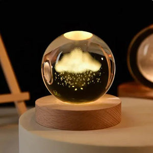 3D Night Crystal Ball - Rieworkes