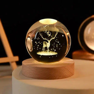 3D Night Crystal Ball - Rieworkes