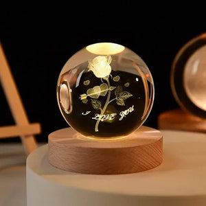 3D Night Crystal Ball - Rieworkes