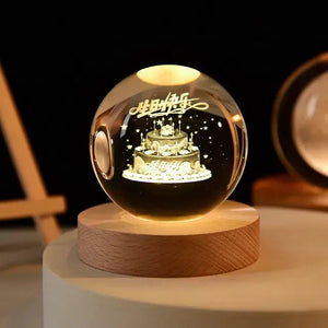 3D Night Crystal Ball - Rieworkes