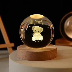 3D Night Crystal Ball - Rieworkes