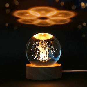 3D Night Crystal Ball - Rieworkes