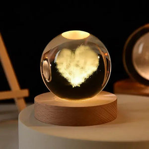 3D Night Crystal Ball - Rieworkes