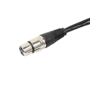 3Pin XLR Female Jack To Dual 2 Male Plug Y Splitter Cable Adapter Microphone USA - Rieworkes