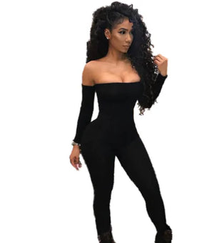 Women Strapless Bodycon Jumpsuit