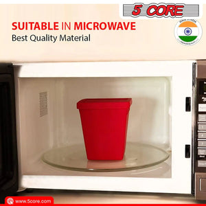 5Core Silicone Popcorn Maker Bowl Microwave BPA Free and Dishwasher Safe Hot Air Kernel Popper - Rieworkes
