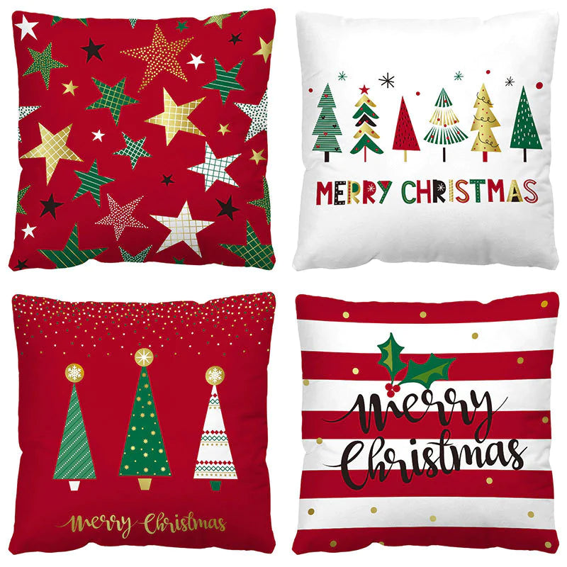 Christmas Plaid Pillow Cover