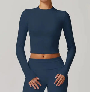 Slim Fit Long Sleeve Yoga Wear