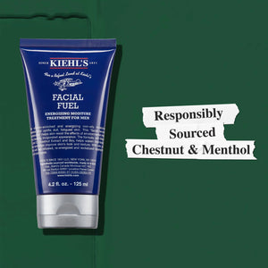 Kiehl's Facial Fuel Moisturizer, Men's Face Cream, with Vitamin C and Caffeine that Contain Antioxidants to Help Energize and Reduce Dullness, Non-Greasy, Paraben-free, Sulfate-free 4.2 Fl Oz / 125 ml