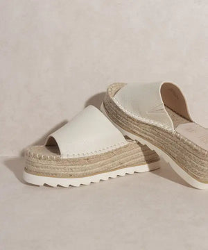 Espadrille Platform Slide