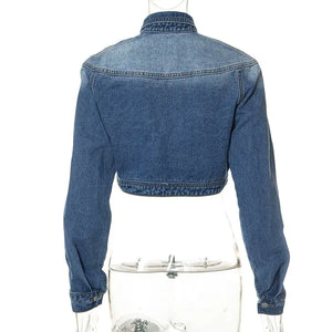 Cropped Denim Jacket Women