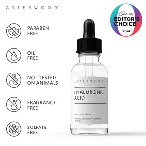 Pure Hyaluronic Acid Serum for Face - Plumping, Anti-Aging & Hydrating - Fragrance-Free, Pairs Well with Vitamin C Face Serum & Hylunaric Acid Moisturizer, 29ml/1 oz 1 Fl Oz (Pack of 1)