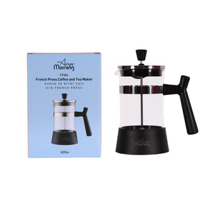 Any Morning French Press Coffee and Tea Maker, 600 ml – 3 Cups, 20 oz