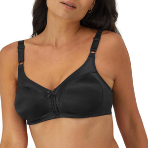 Bali Women's Double Support Wireless Bra,Comfortsoft Full Coverage Wirefree Bra,Df3820 42DD Black