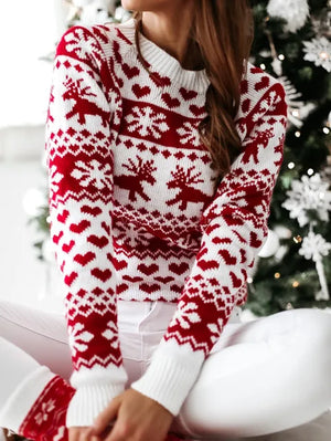 Winter Christmas Sweaters Long Sleeve