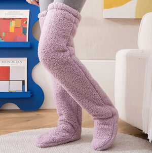 Fuzzy Over Knee High Winter Warm Socks