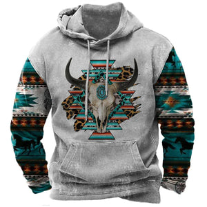 Men's Digital Print Streetwear Sports Hoodie – Fashion Forward Style