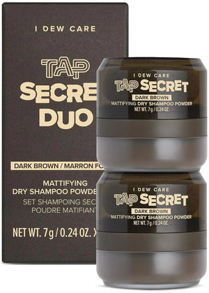 I DEW CARE Dry Shampoo - Tap Secret Trio Gift set, With Black Ginseng, Non-aerosol, Benzene-free,Powder, Fuller Looking Hair, No White Cast, Kbeauty, 3 Count, 0.81Oz 0.24 Ounce (Pack of 3) 03 Tap Secret Trio (White)