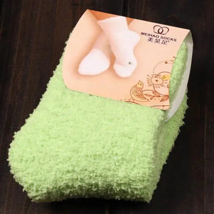 Women's Bed Socks Pure Color