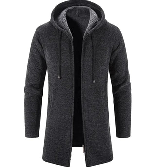 Men's All-Season Fleece-Lined Trend Cardigan – Versatile and Stylish