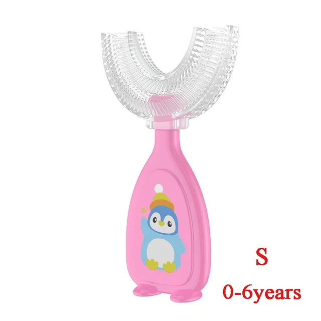 New Hot Children Smart 360 Degree U Shape Manual Toothbrush