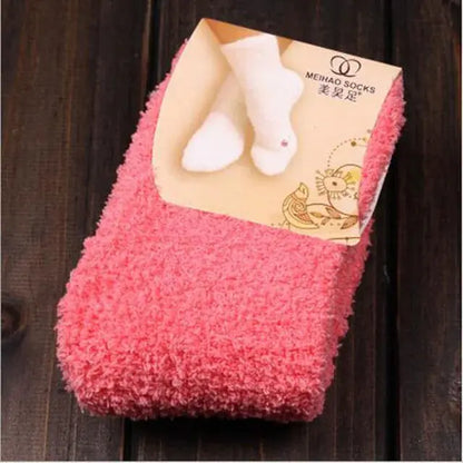 Women's Bed Socks Pure Color