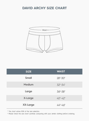 DAVID ARCHY Men's Underwear Micro Modal Dual Pouch Trunks Support Ball Pouch Bulge Enhancing Boxer Briefs for Men 4 Or 7 Pack White - 6.5" in 3 Pack Large