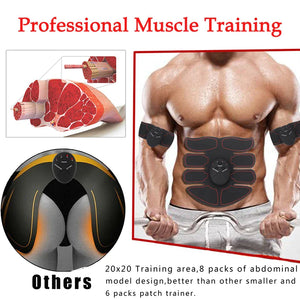 EMS Abdominal Muscle Toning Trainer ABS Stimulator Toner Fitness Binder Gym Belt