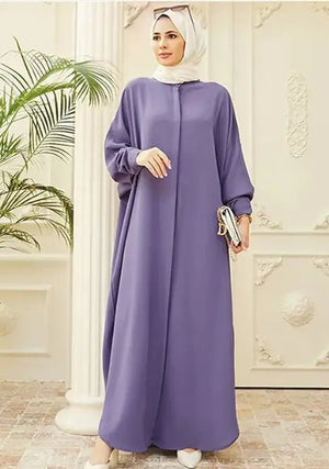 Abaya Long Sleeve Dress for Muslim - Rieworkes