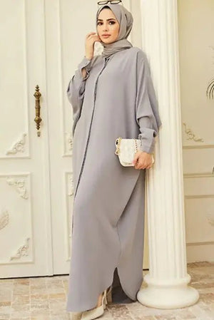 Abaya Long Sleeve Dress for Muslim - Rieworkes