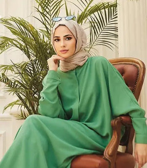 Abaya Long Sleeve Dress for Muslim - Rieworkes