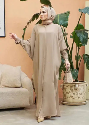 Abaya Long Sleeve Dress for Muslim - Rieworkes