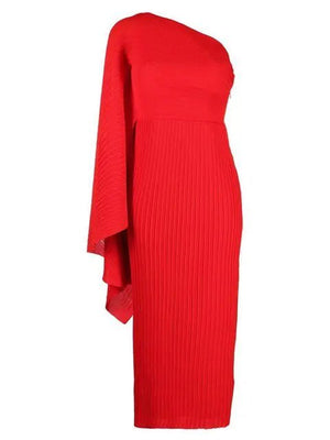 Asymmetrical Pleated Dress - Rieworkes