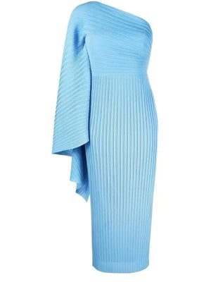 Asymmetrical Pleated Dress - Rieworkes