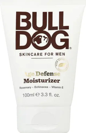 BULLDOG Mens Skincare and Grooming Face Moisturizer Age Defense, 3.3 Fluid Ounce Age Defying