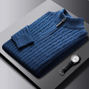 Men's Relaxed Fit Knit Sweater Jacket