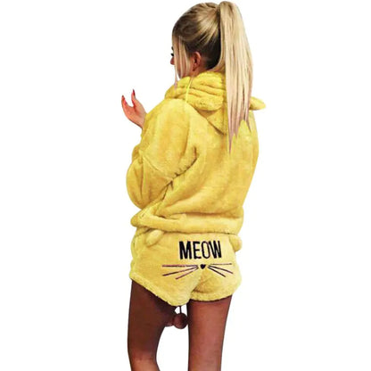 Meow Hoodie PJ's set