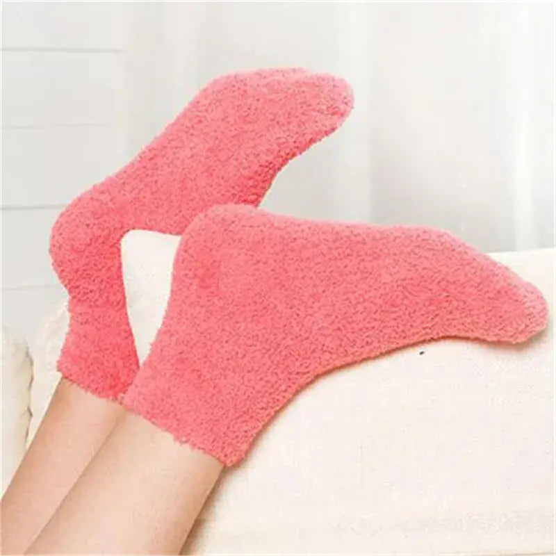 Women's Bed Socks Pure Color