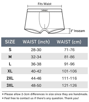 wirarpa Men's Breathable Modal Microfiber Trunks Underwear Covered Band Multipack 1402-4p-solid Color Medium